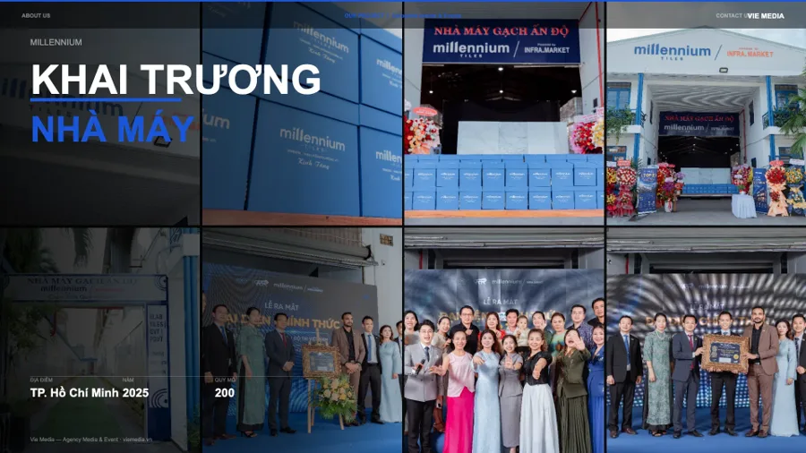 Khai trương nhà máy Millennium